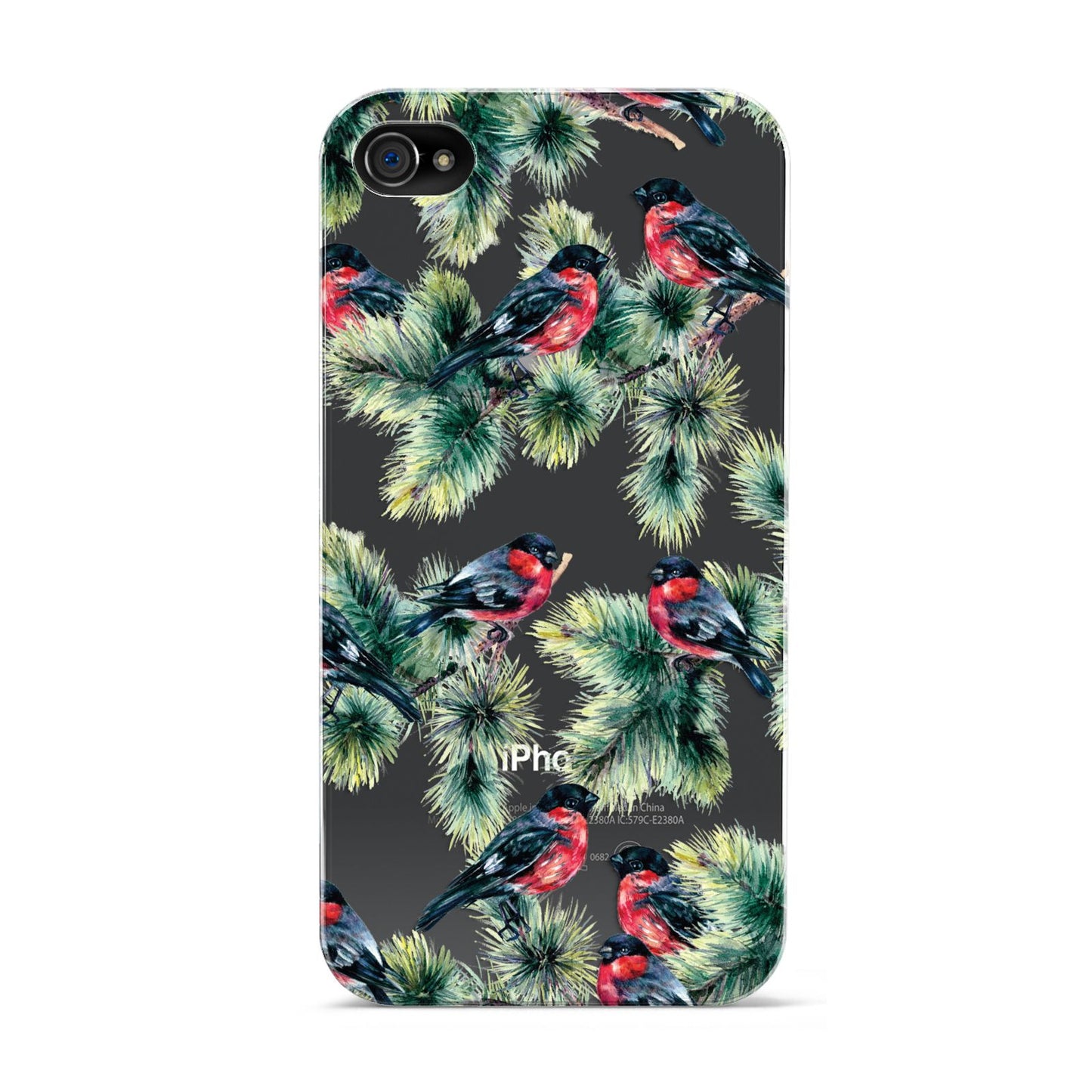 Bullfinch Pine Tree Apple iPhone 4s Case