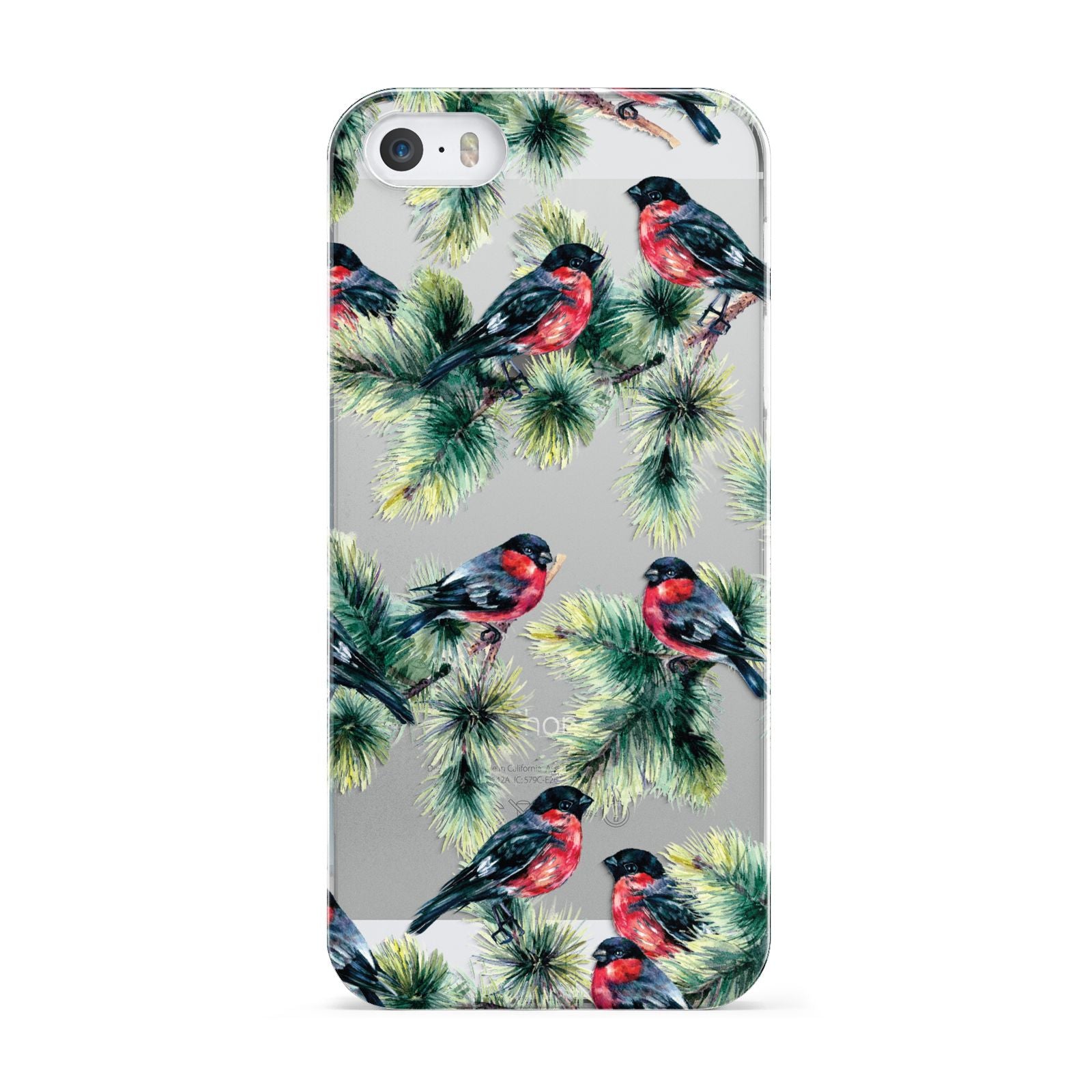 Bullfinch Pine Tree Apple iPhone 5 Case