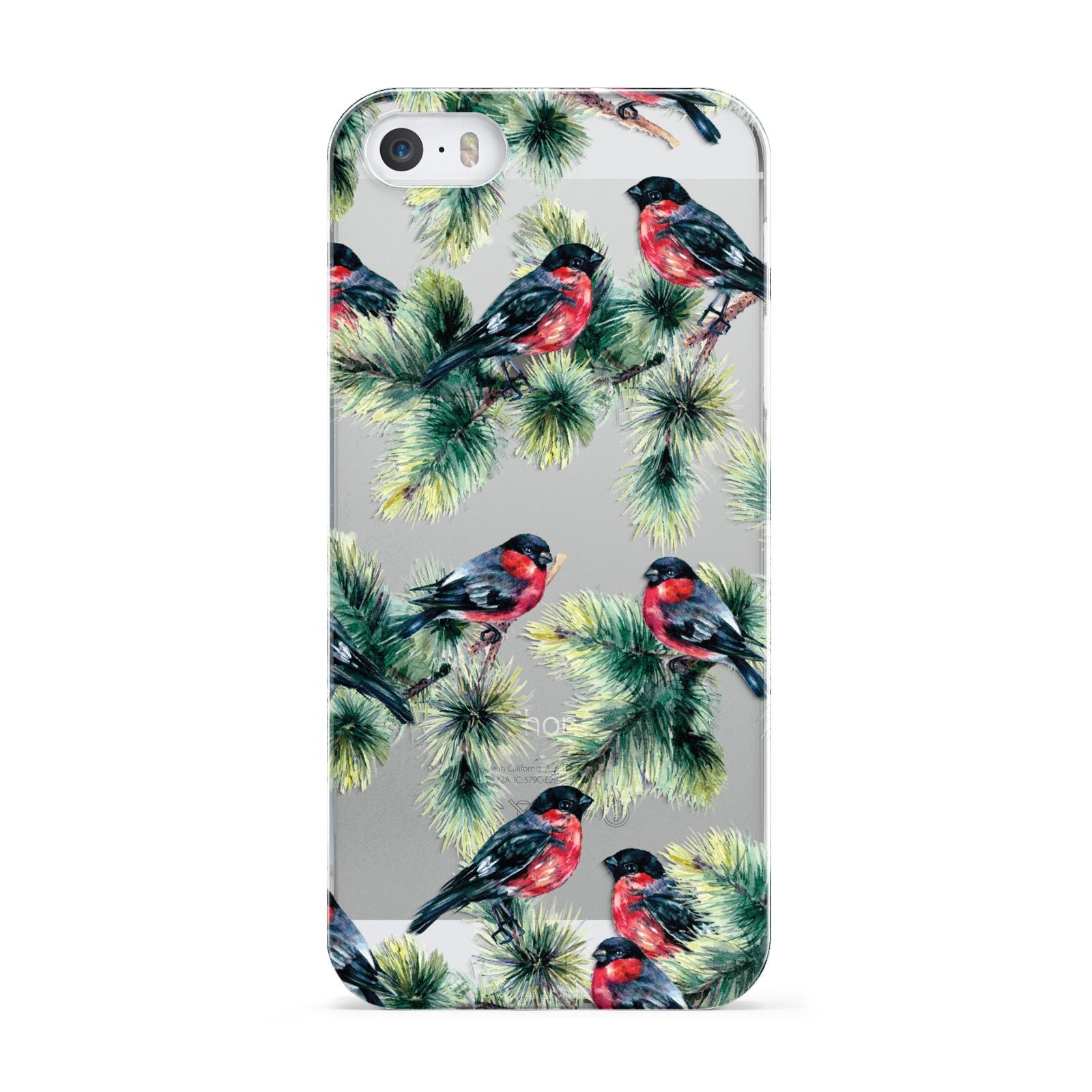 Bullfinch Pine Tree Apple iPhone 5 Case