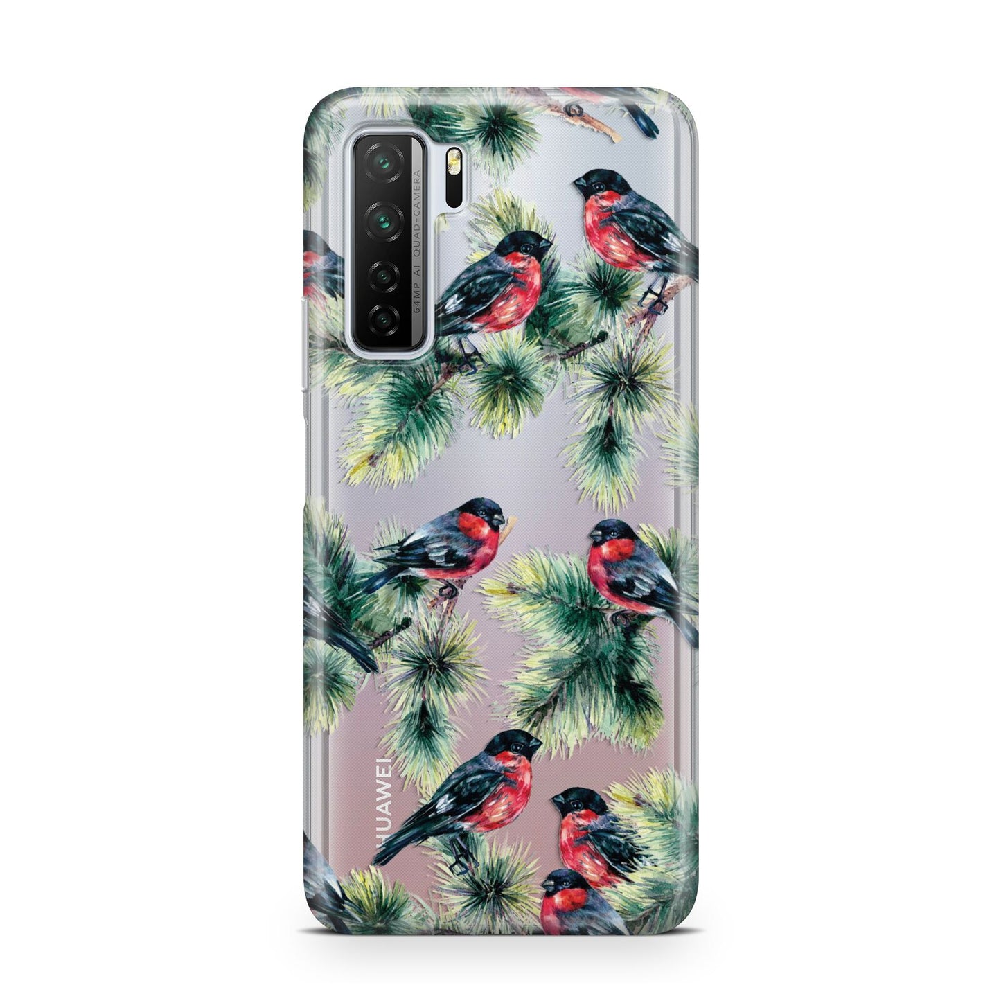 Bullfinch Pine Tree Huawei P40 Lite 5G Phone Case