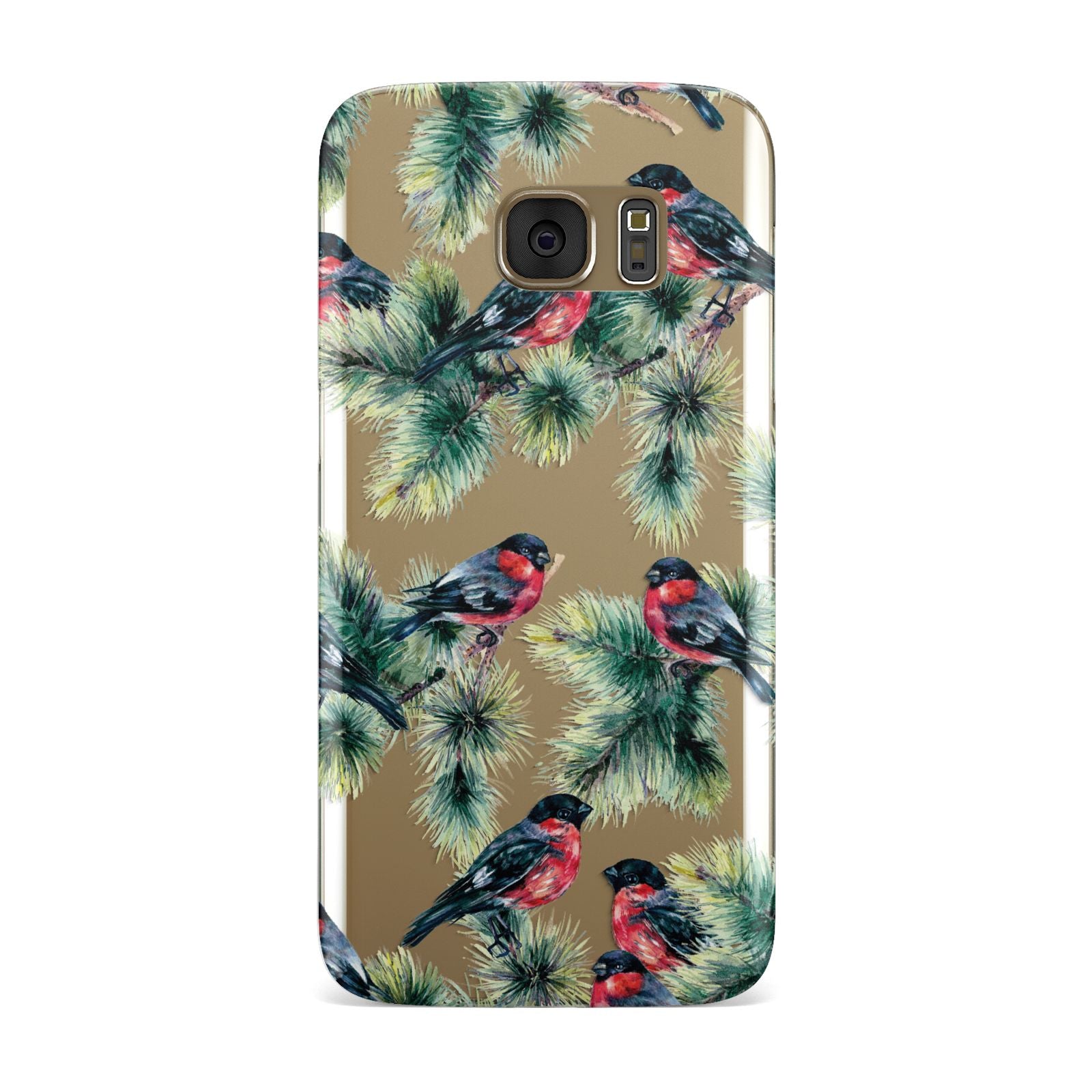 Bullfinch Pine Tree Samsung Galaxy Case