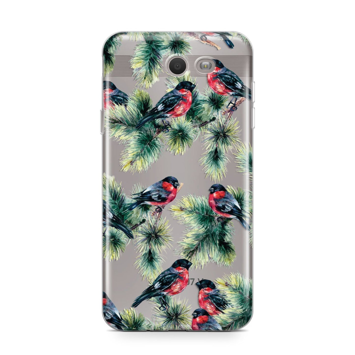 Bullfinch Pine Tree Samsung Galaxy J7 2017 Case