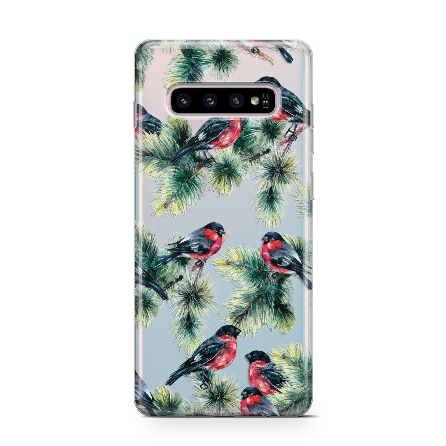 Bullfinch Pine Tree Samsung Galaxy S10 Case