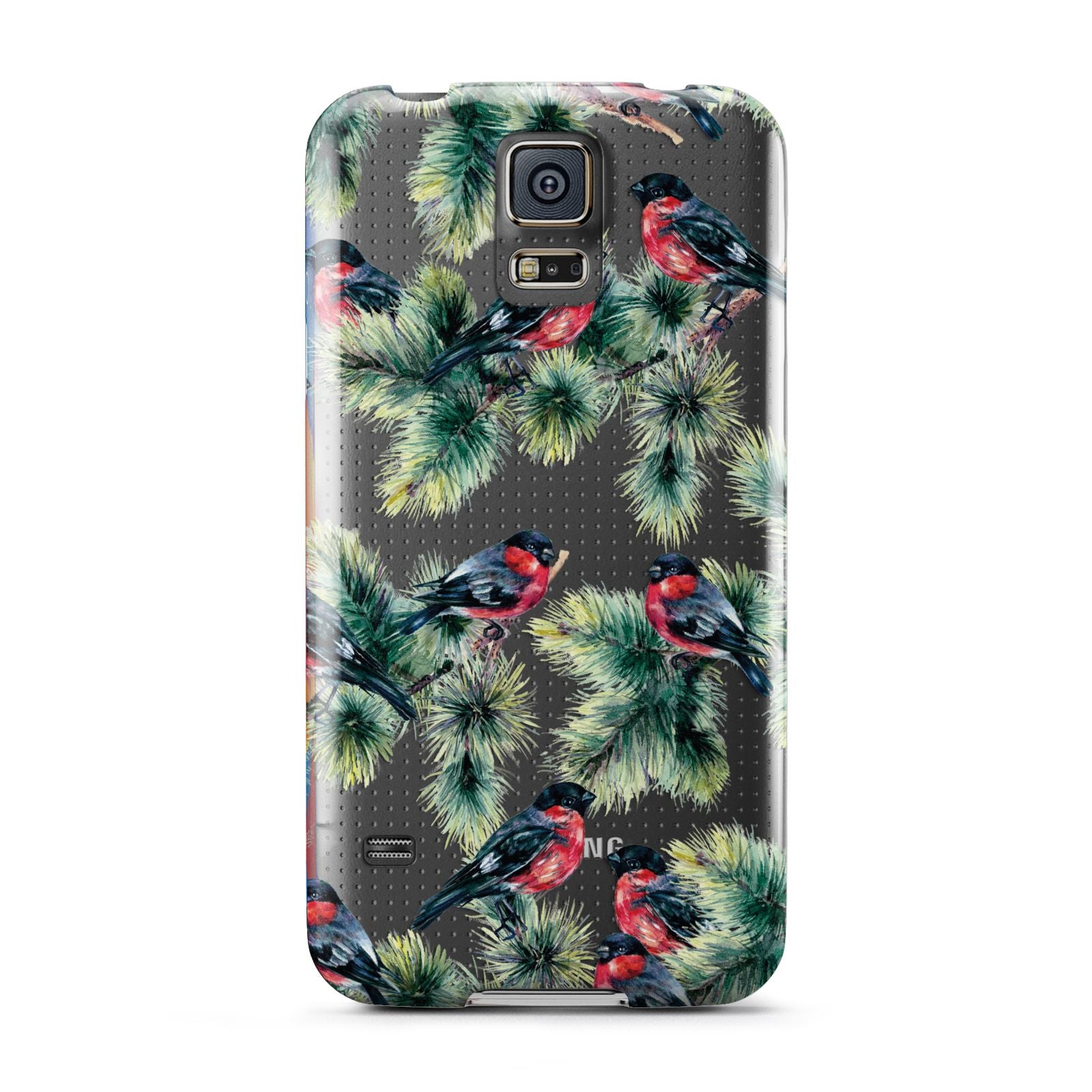 Bullfinch Pine Tree Samsung Galaxy S5 Case