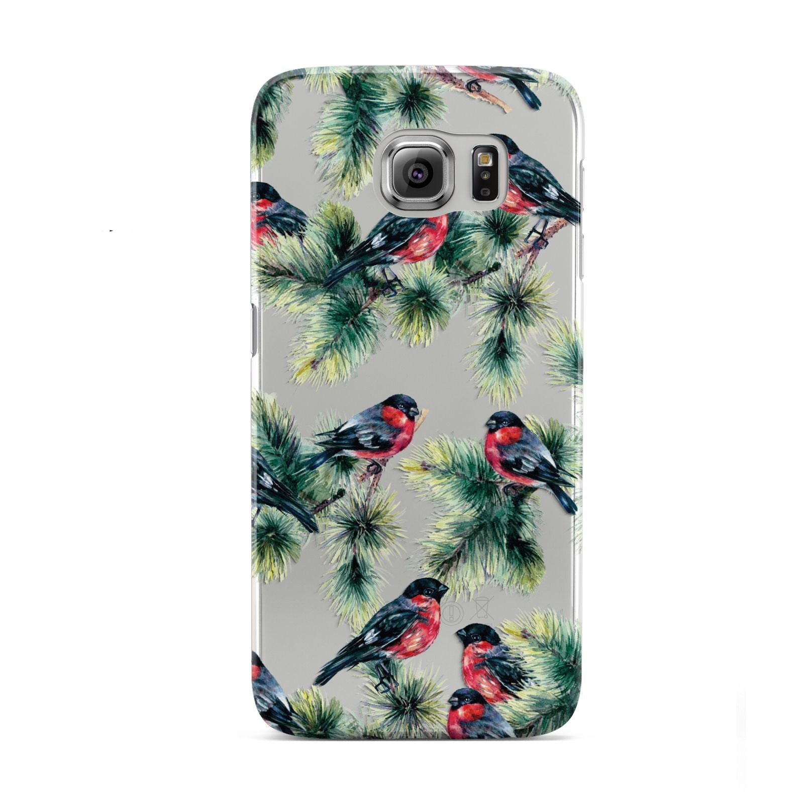 Bullfinch Pine Tree Samsung Galaxy S6 Case