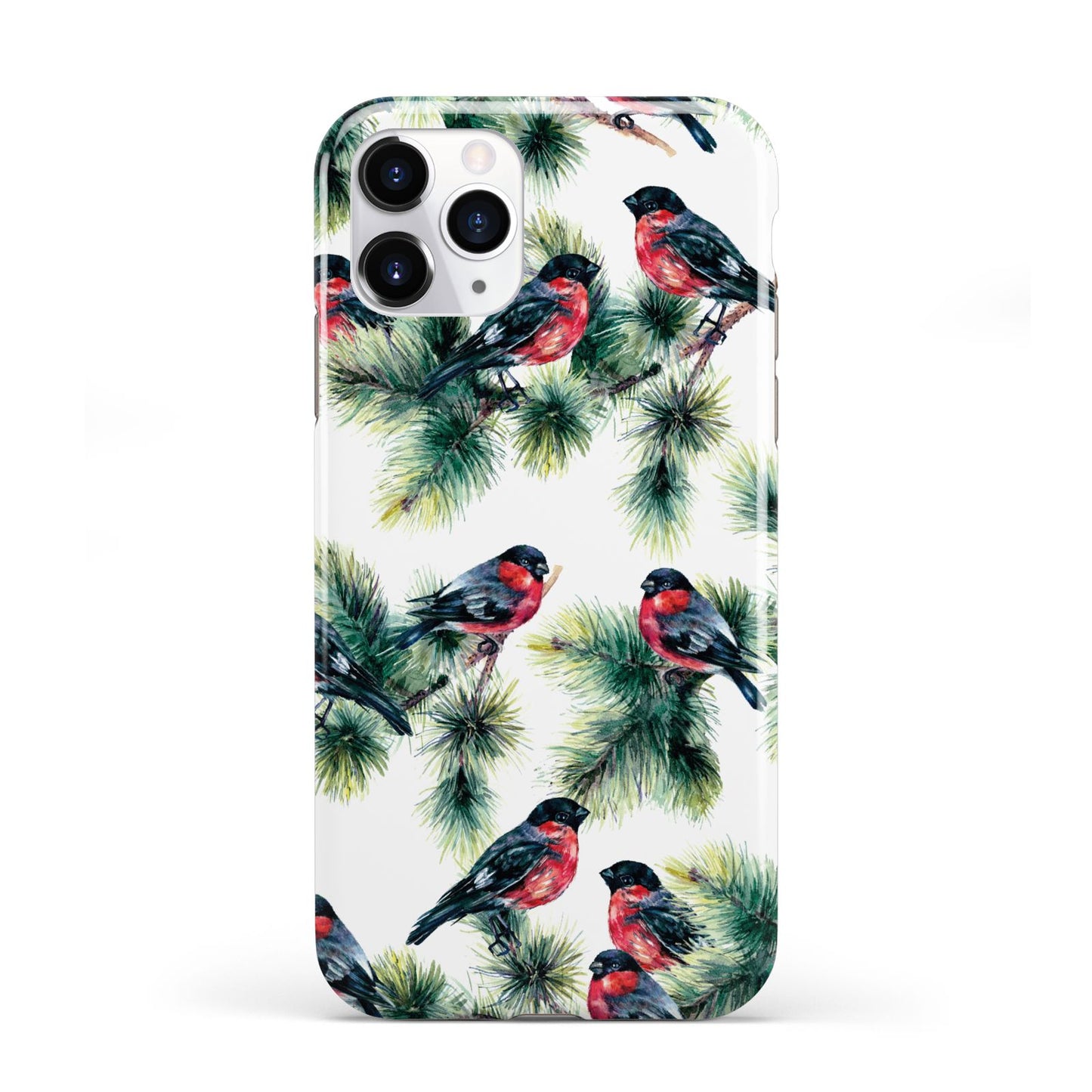 Bullfinch Pine Tree iPhone 11 Pro 3D Tough Case