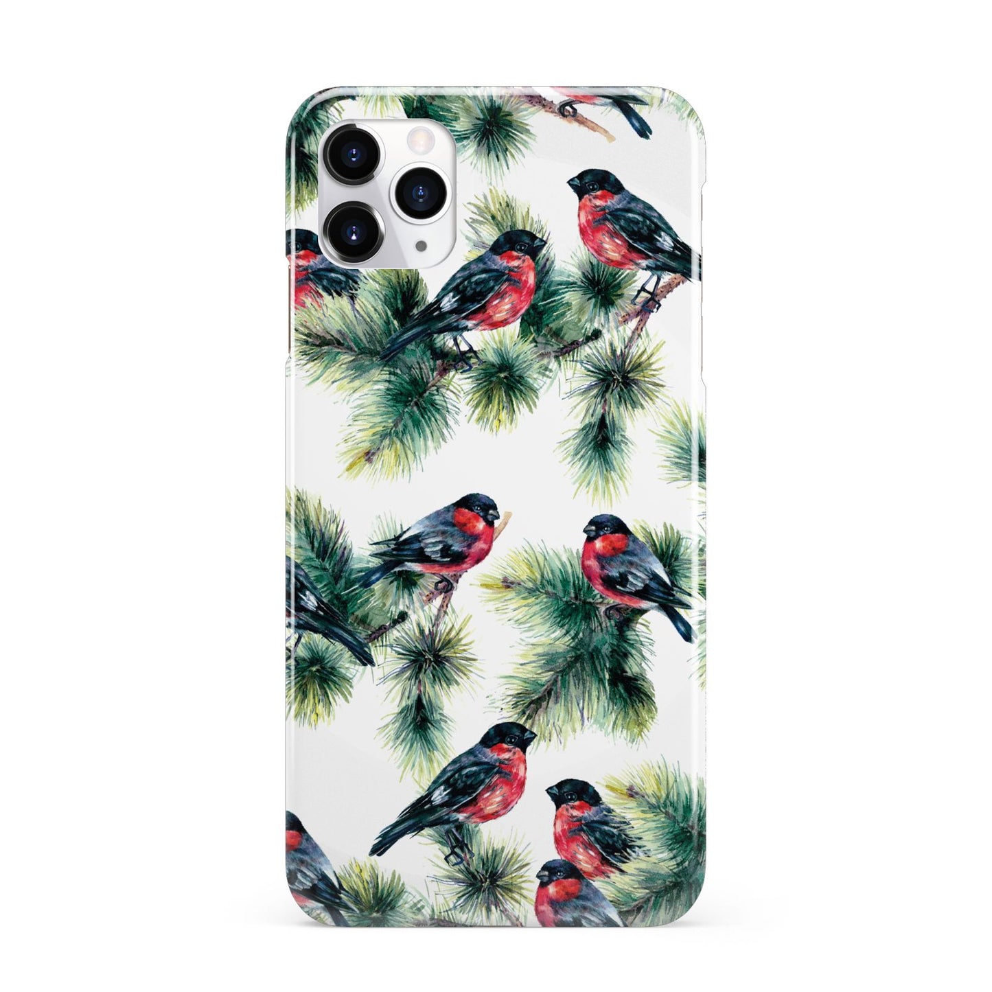 Bullfinch Pine Tree iPhone 11 Pro Max 3D Snap Case