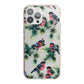 Bullfinch Pine Tree iPhone 13 Pro Max TPU Impact Case with Pink Edges