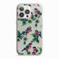 Bullfinch Pine Tree iPhone 13 Pro TPU Impact Case with Pink Edges