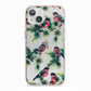Bullfinch Pine Tree iPhone 13 TPU Impact Case with Pink Edges