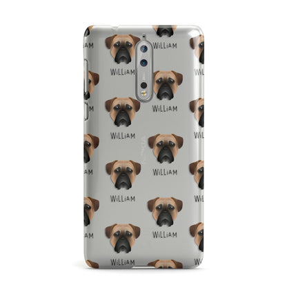 Bullmastiff Icon with Name Nokia Case