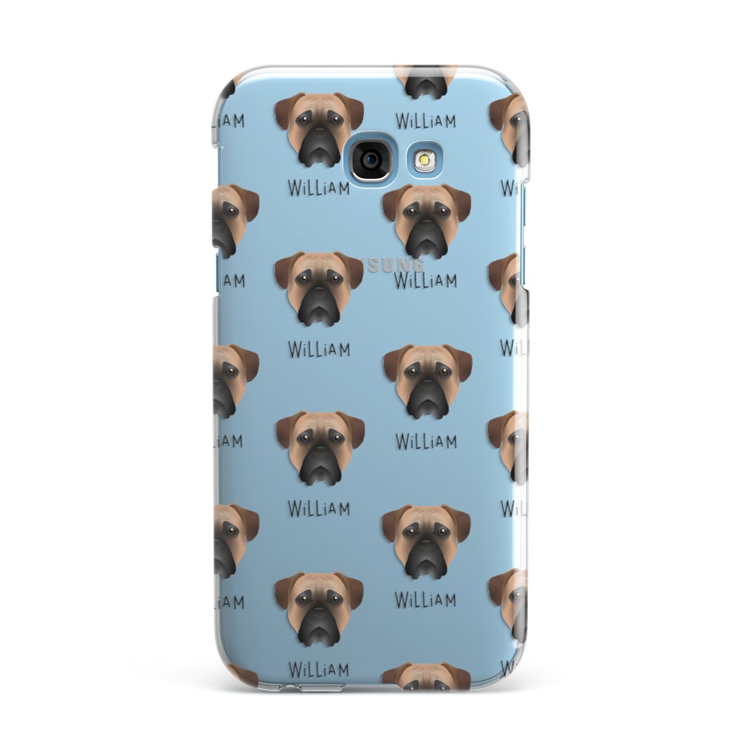 Bullmastiff Icon with Name Samsung Galaxy A7 2017 Case