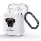 Bullmastiff Personalised AirPods Glitter Case Side Image