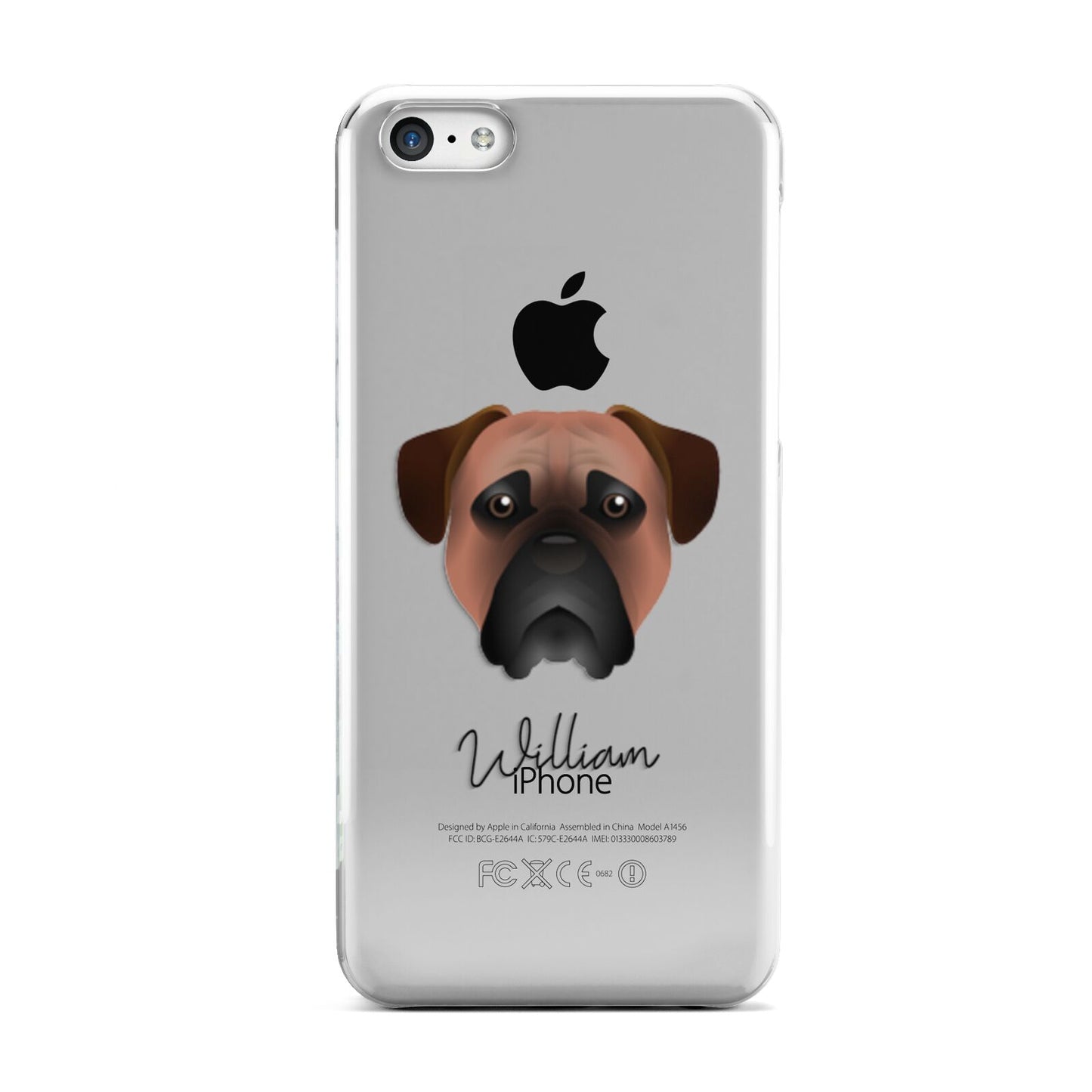 Bullmastiff Personalised Apple iPhone 5c Case