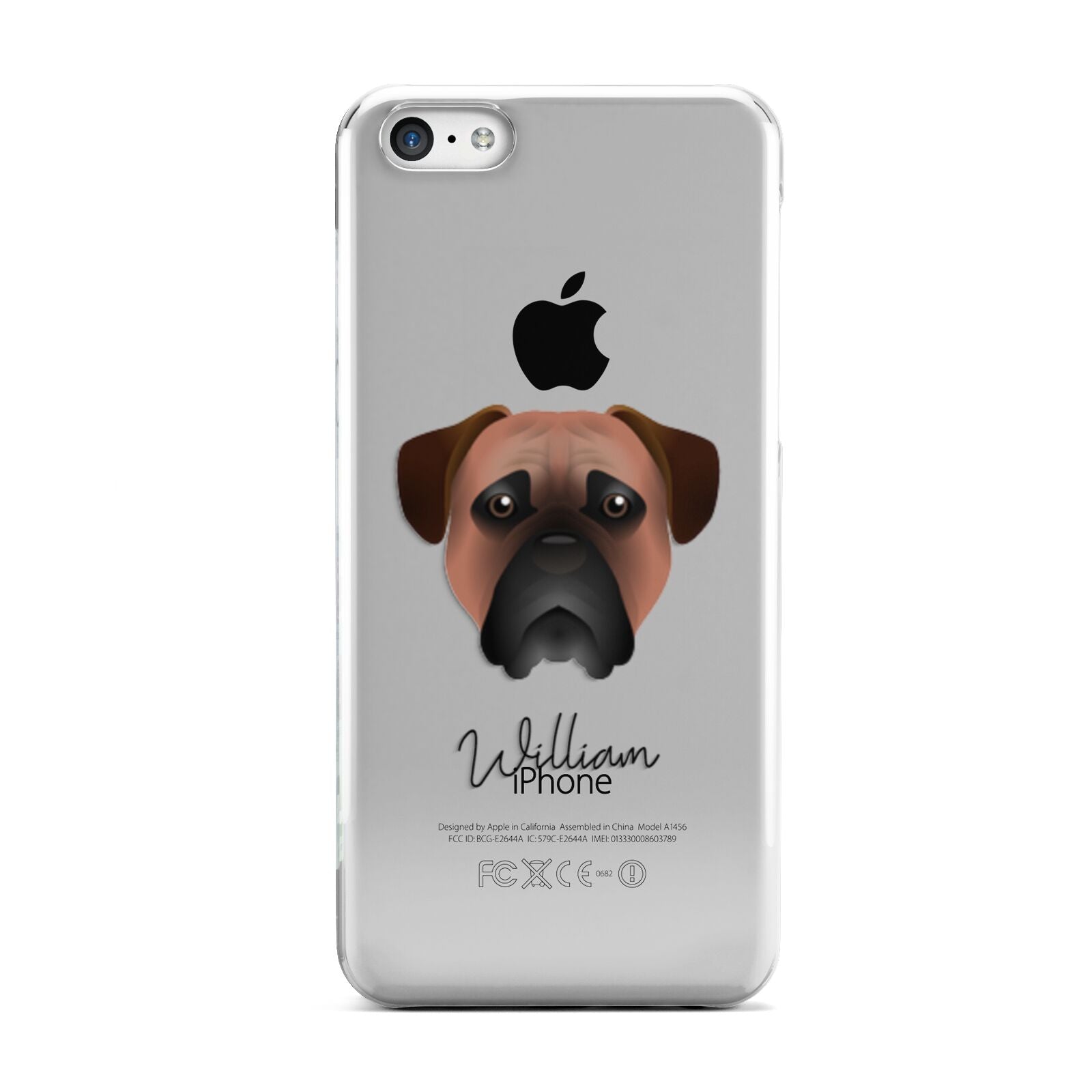 Bullmastiff Personalised Apple iPhone 5c Case