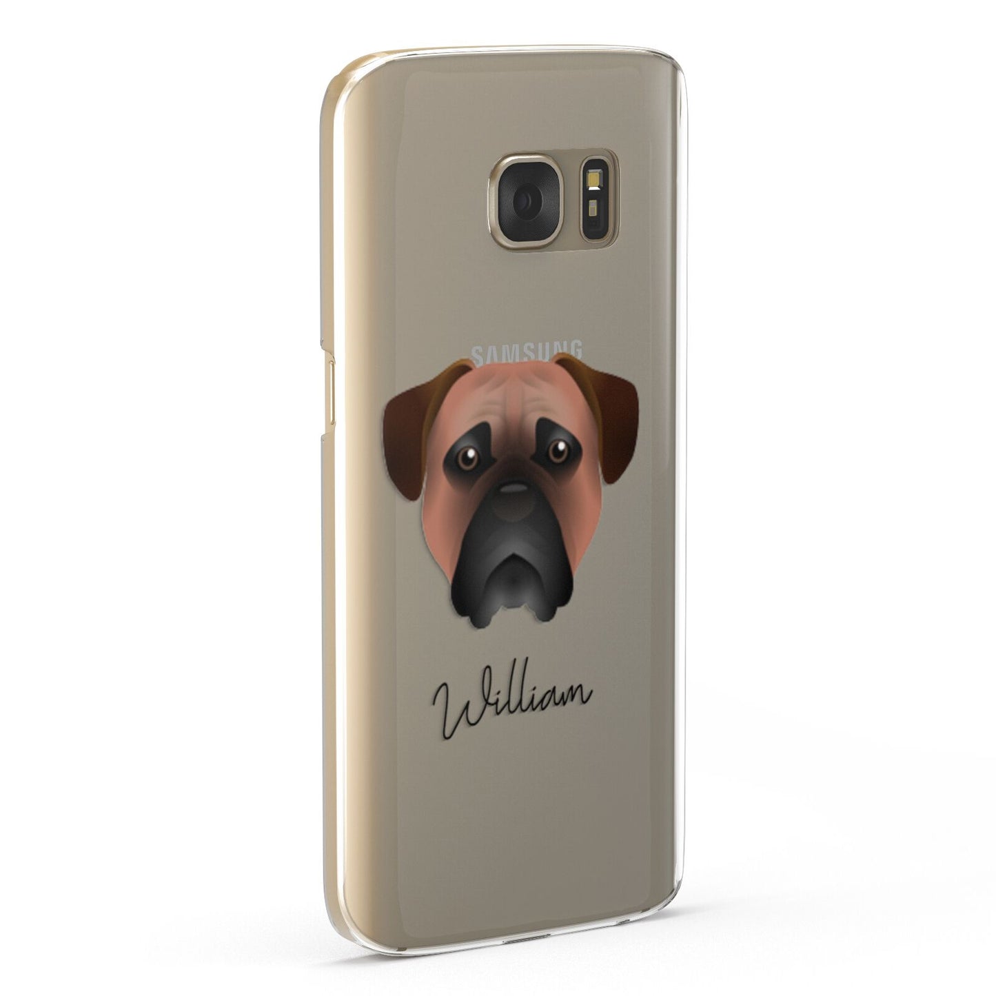 Bullmastiff Personalised Samsung Galaxy Case Fourty Five Degrees