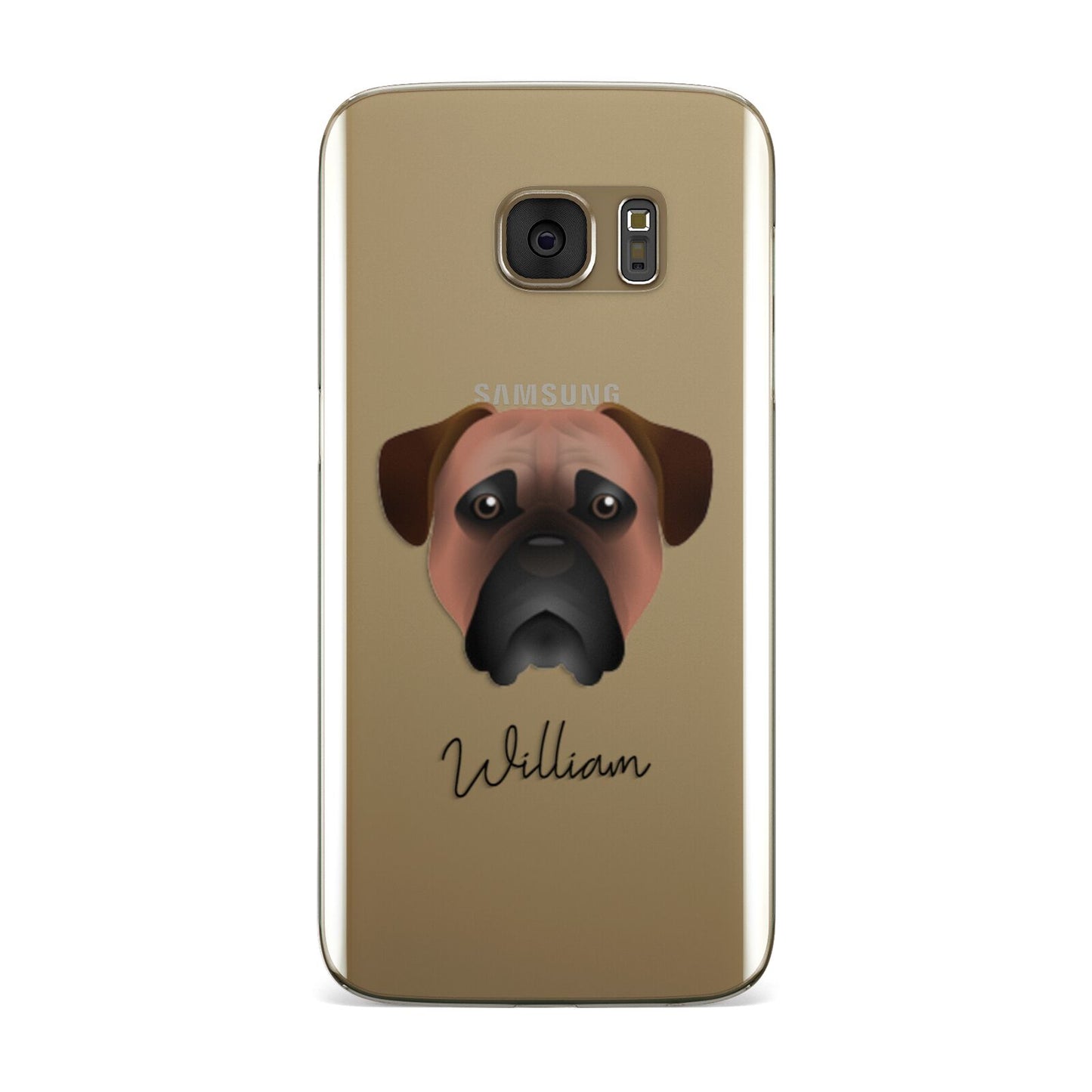 Bullmastiff Personalised Samsung Galaxy Case