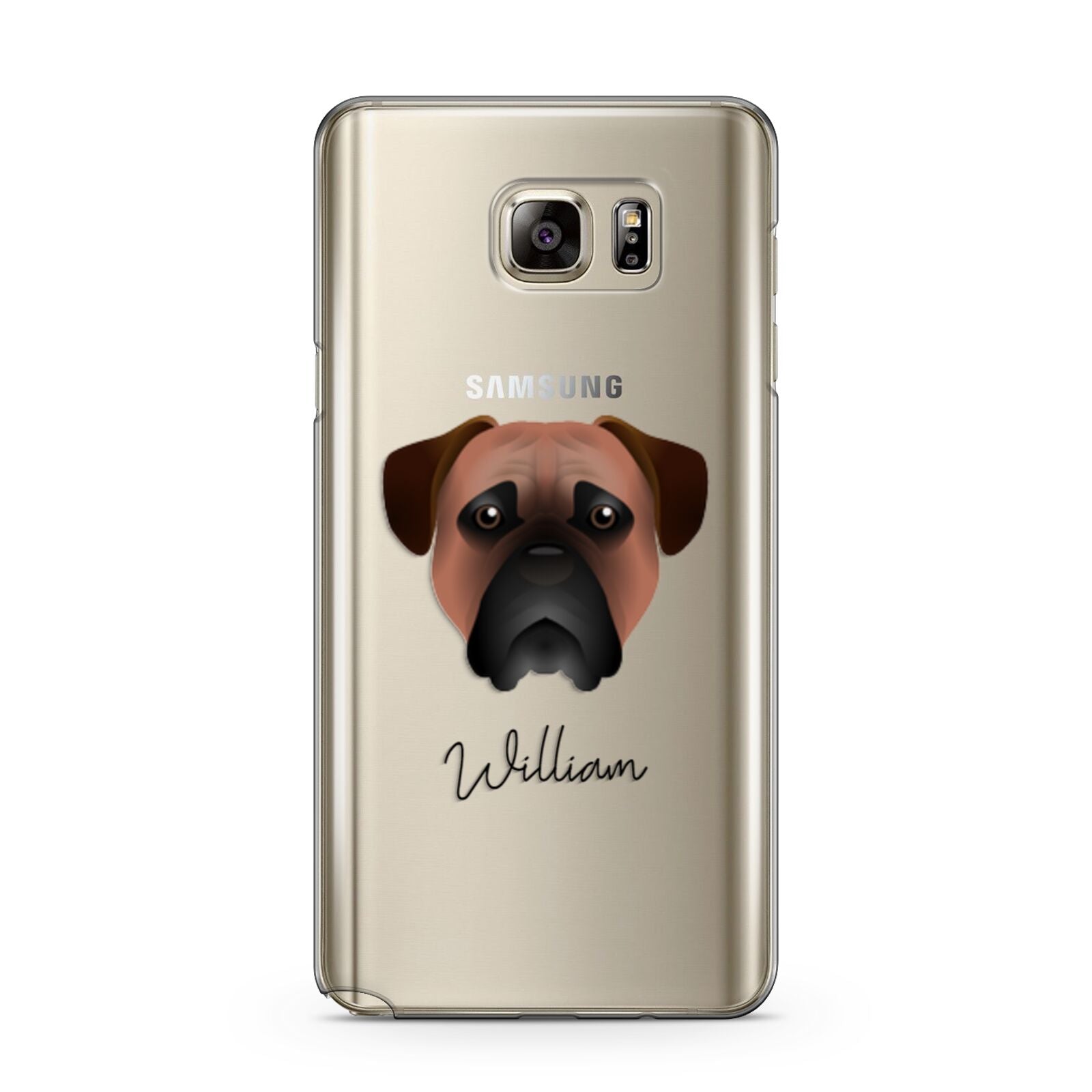 Bullmastiff Personalised Samsung Galaxy Note 5 Case