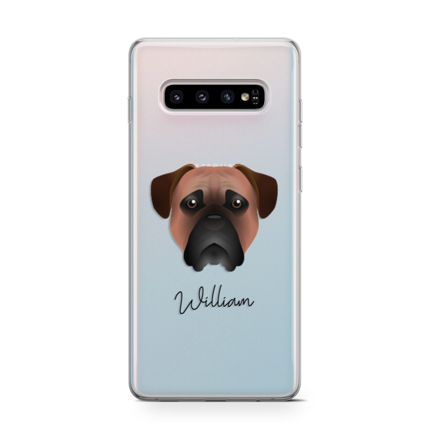 Bullmastiff Personalised Samsung Galaxy S10 Case