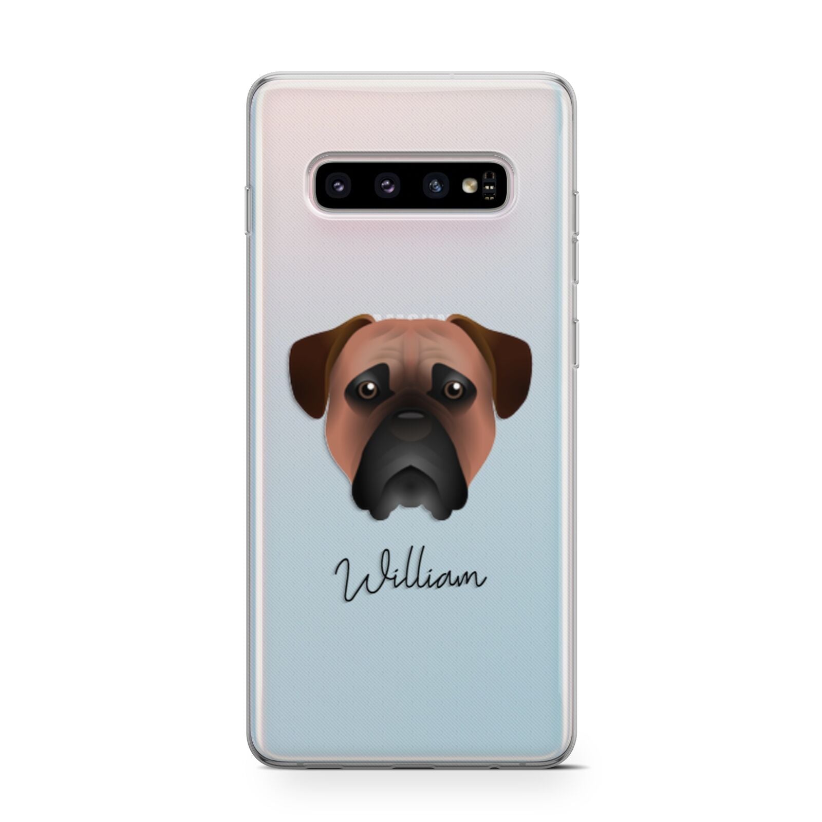 Bullmastiff Personalised Samsung Galaxy S10 Case
