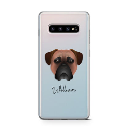 Bullmastiff Personalised Samsung Galaxy S10 Case