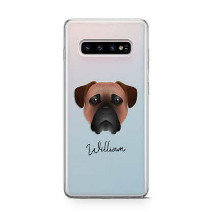 Bullmastiff Personalised Samsung Galaxy S10 Case