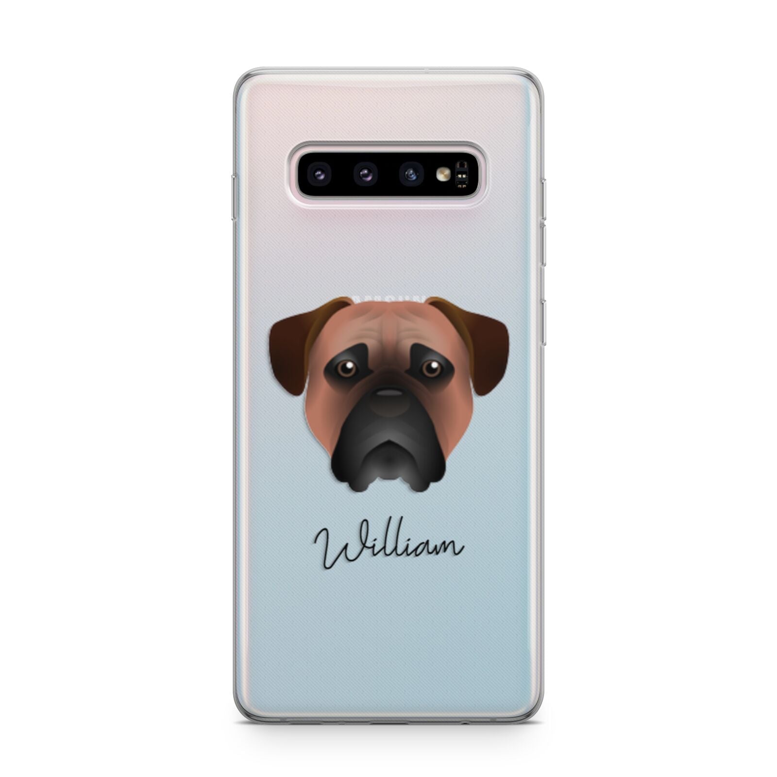 Bullmastiff Personalised Samsung Galaxy S10 Plus Case