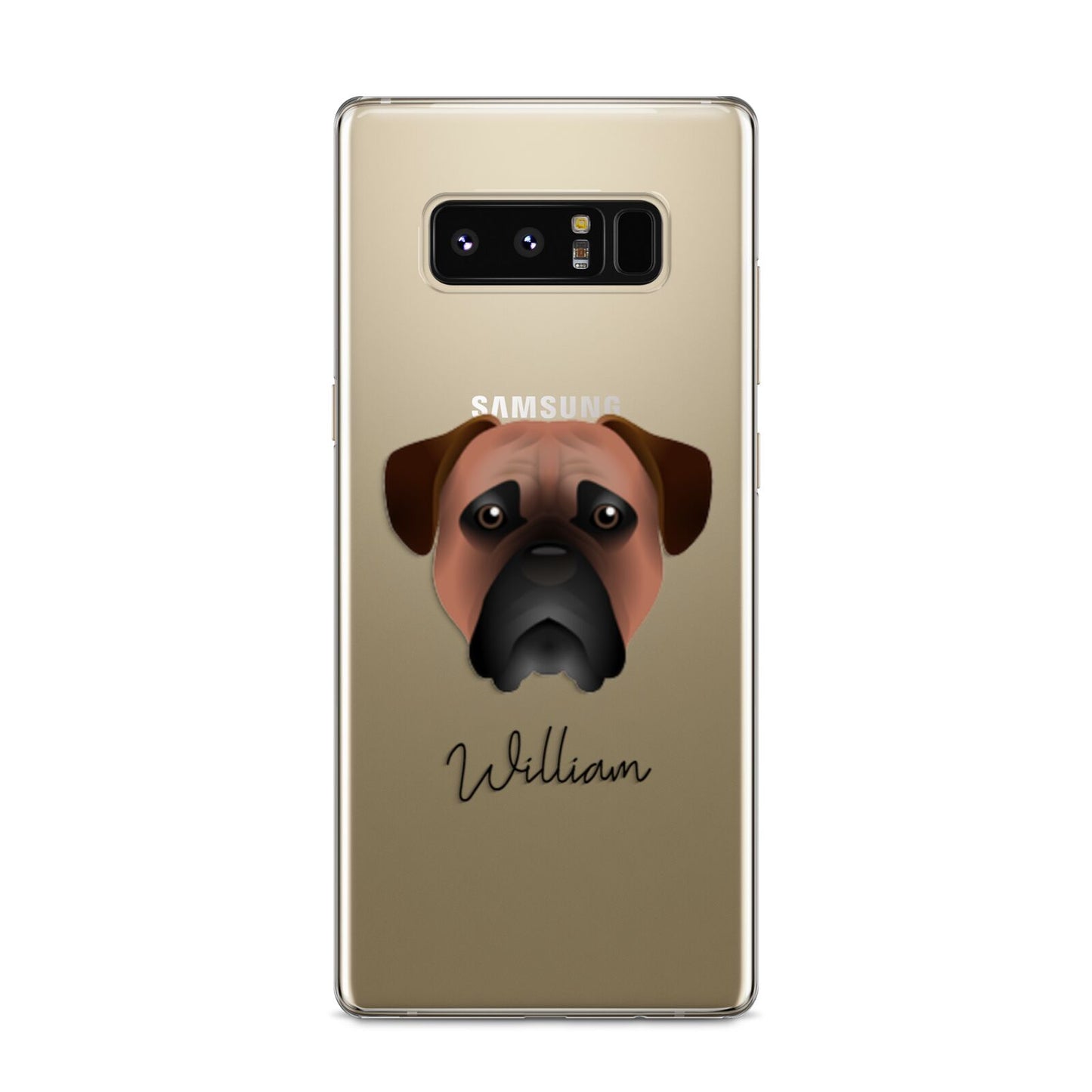 Bullmastiff Personalised Samsung Galaxy S8 Case