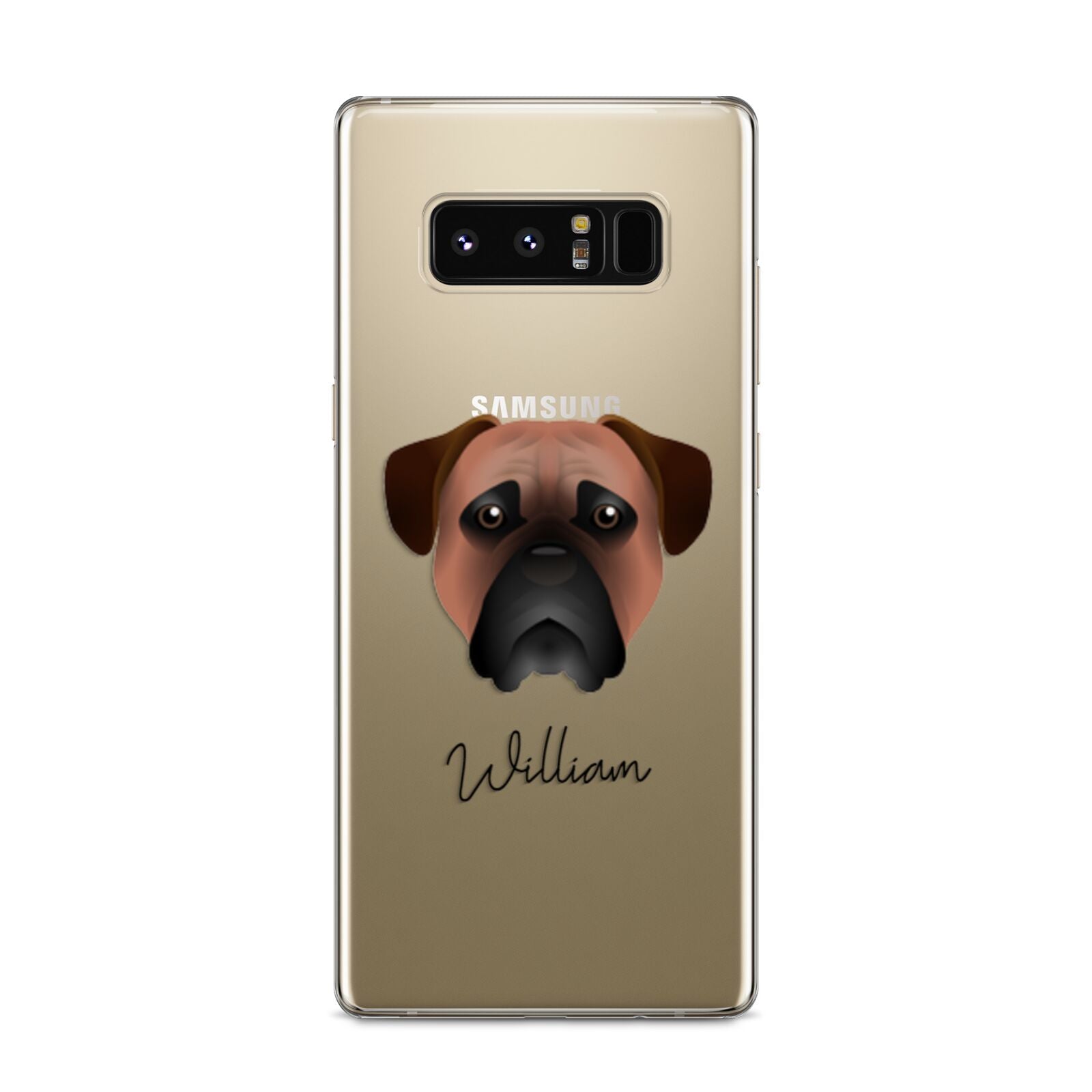 Bullmastiff Personalised Samsung Galaxy S8 Case