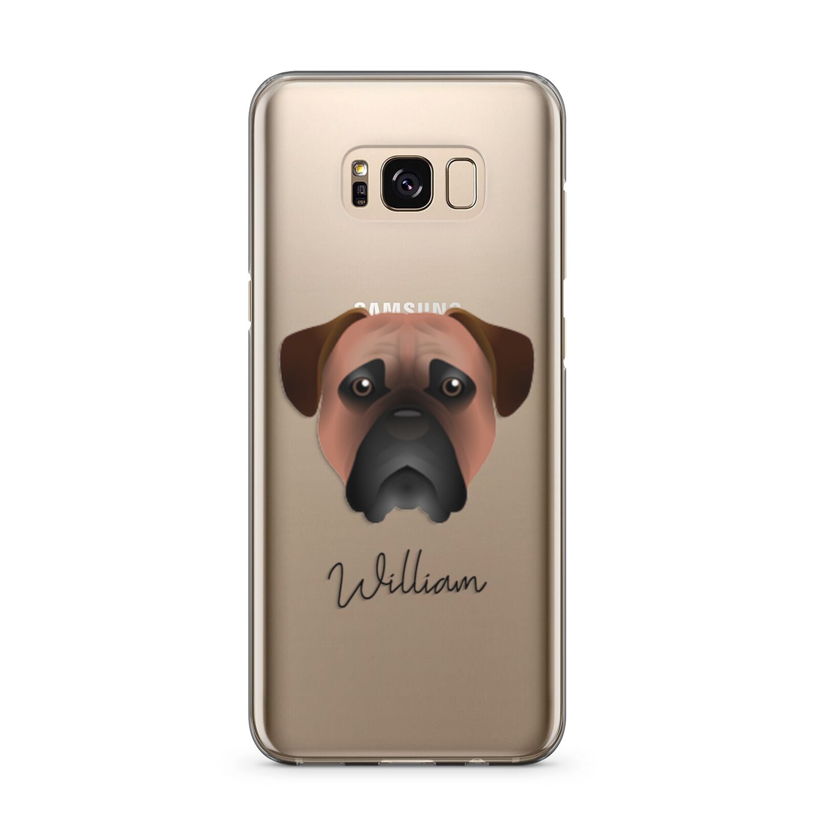 Bullmastiff Personalised Samsung Galaxy S8 Plus Case