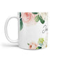 Bunches of Roses Personalised Names 10oz Mug Alternative Image 1