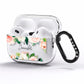 Bunches of Roses Personalised Names AirPods Pro Clear Case Side Image