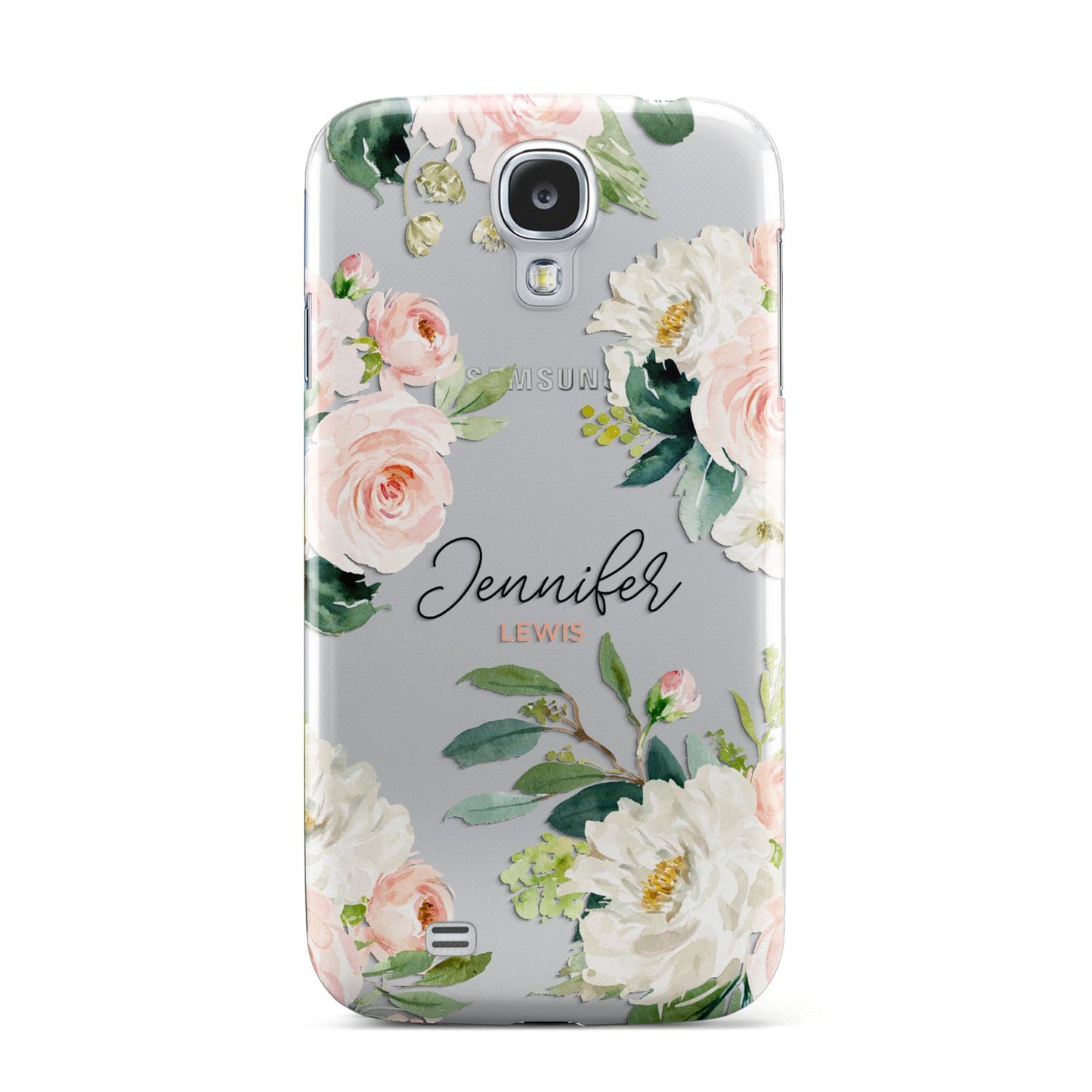 Bunches of Roses Personalised Names Samsung Galaxy S4 Case
