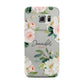 Bunches of Roses Personalised Names Samsung Galaxy S6 Edge Case