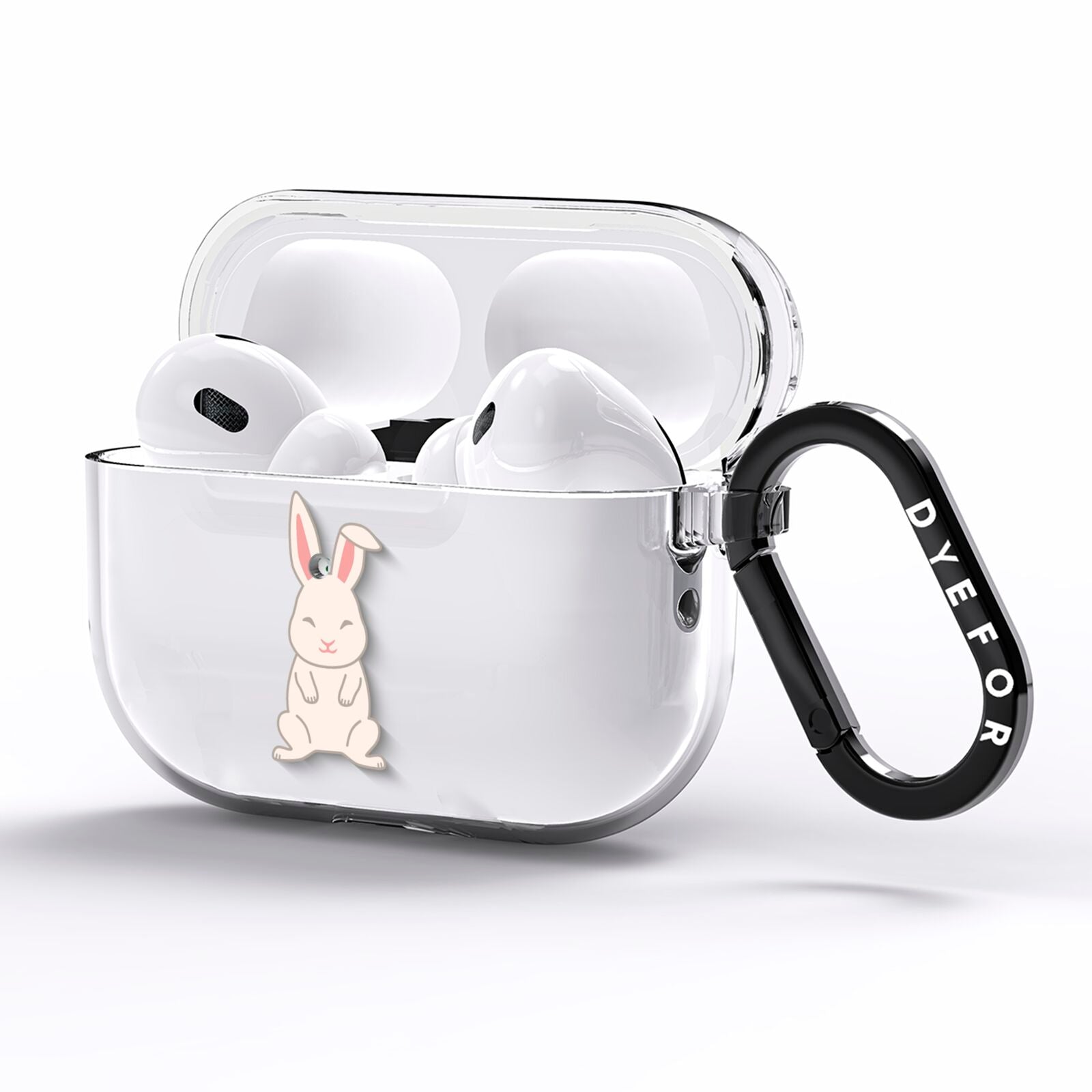 Bunny AirPods Pro Clear Case Side Image