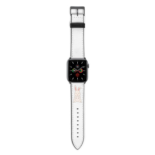 Bunny Apple Watch Strap with Space Grey Hardware