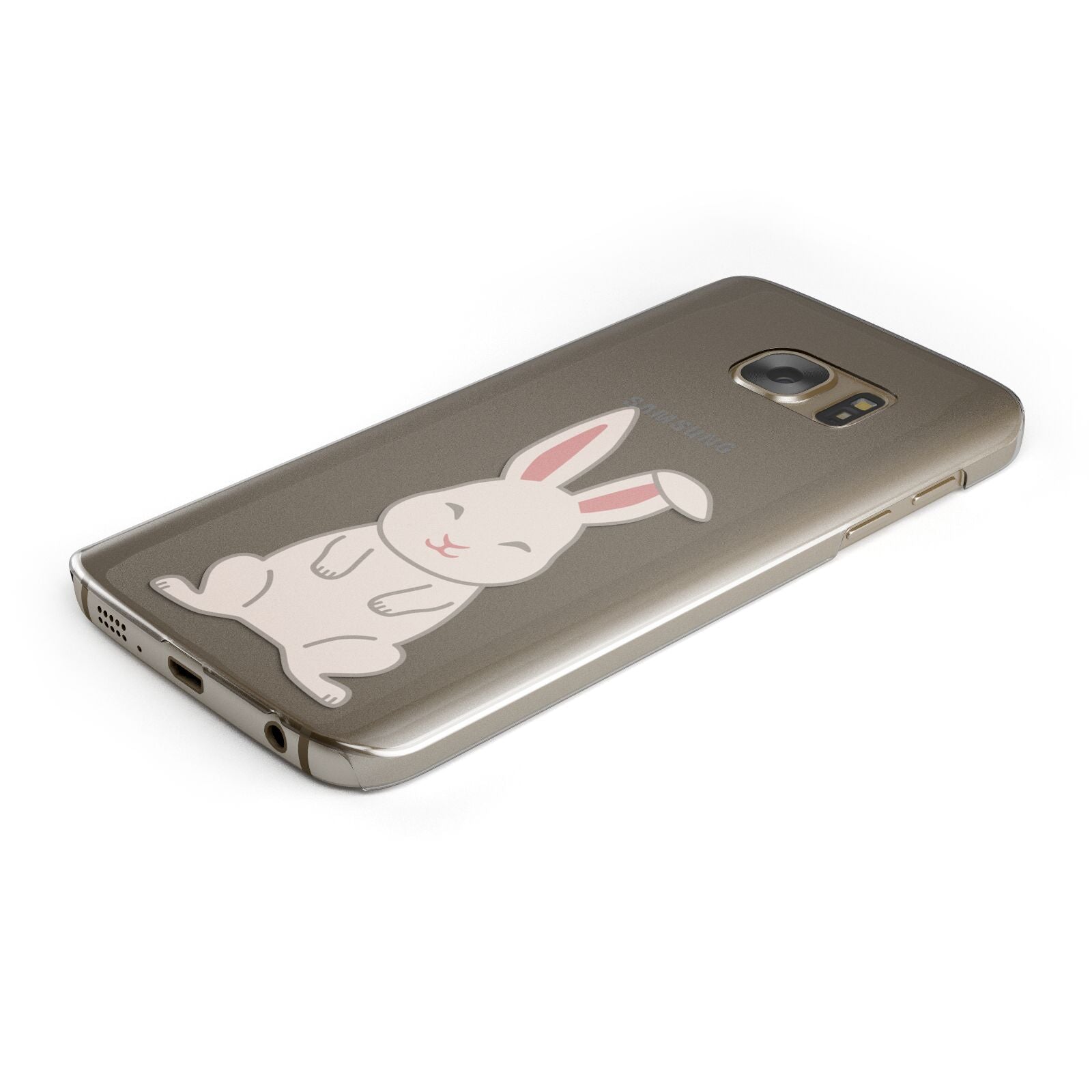 Bunny Protective Samsung Galaxy Case Angled Image