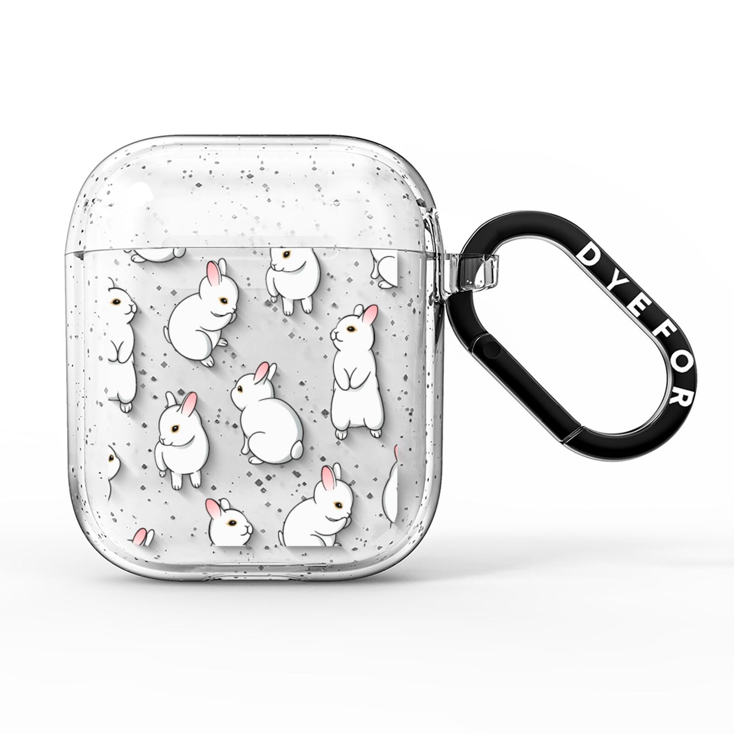Bunny Rabbit AirPods Glitter Case