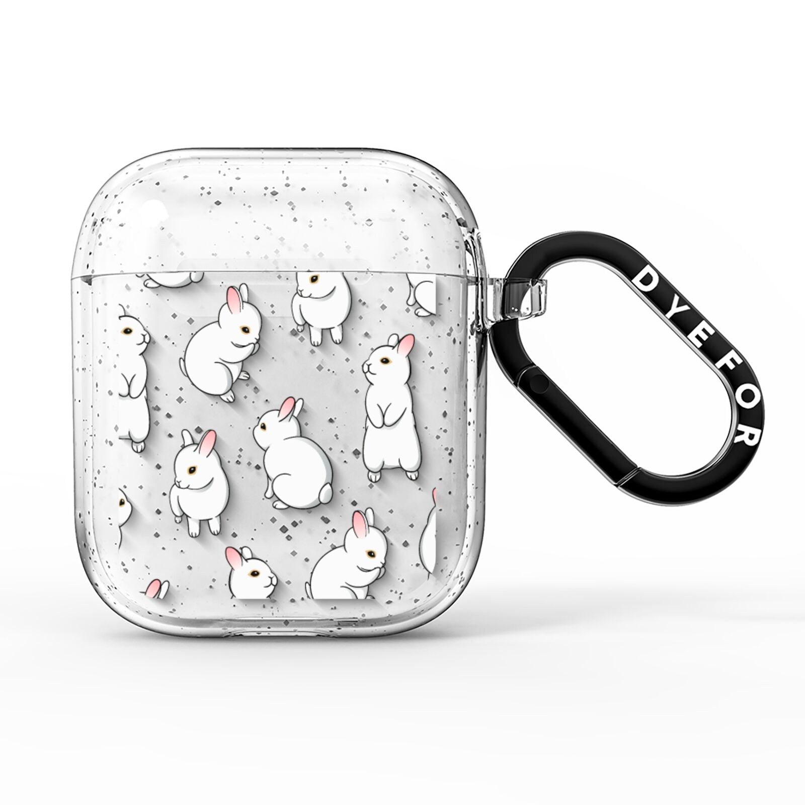 Bunny Rabbit AirPods Glitter Case