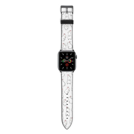 Bunny Rabbit Apple Watch Strap with Space Grey Hardware