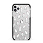 Bunny Rabbit Apple iPhone 11 Pro Max in Silver with Black Impact Case
