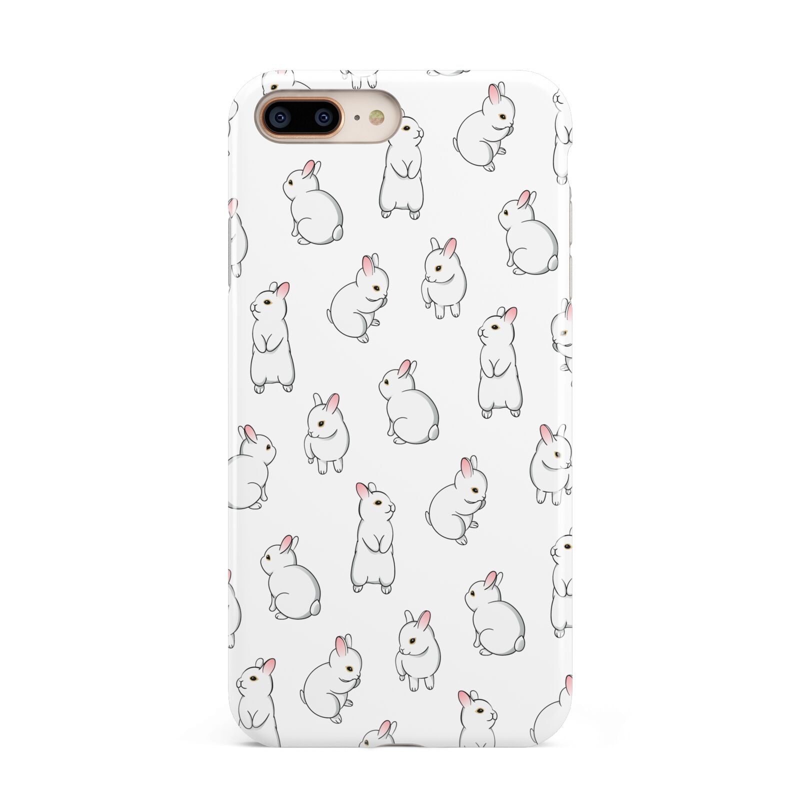 Bunny Rabbit Apple iPhone 7 8 Plus 3D Tough Case