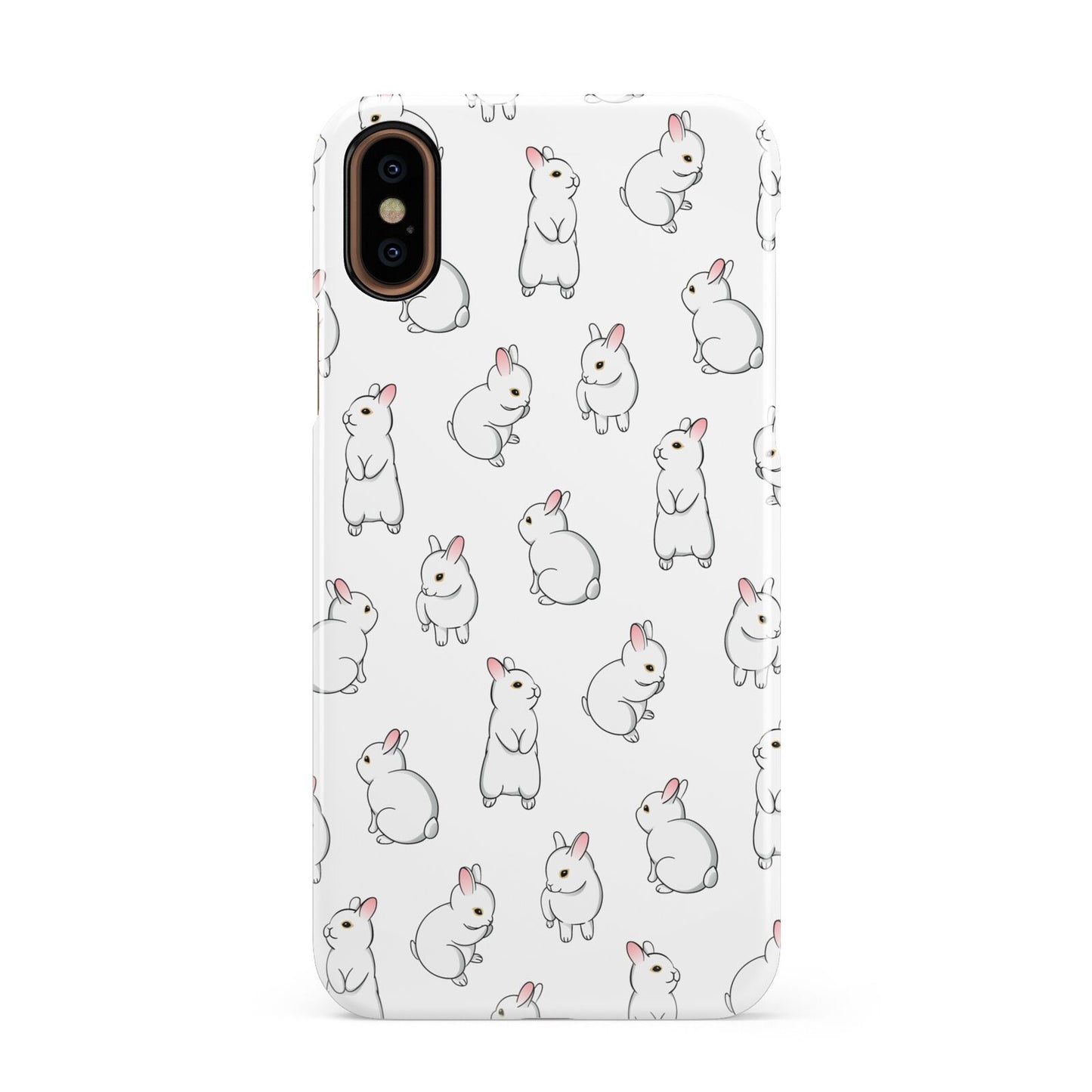 Bunny Rabbit Apple iPhone XS 3D Snap Case