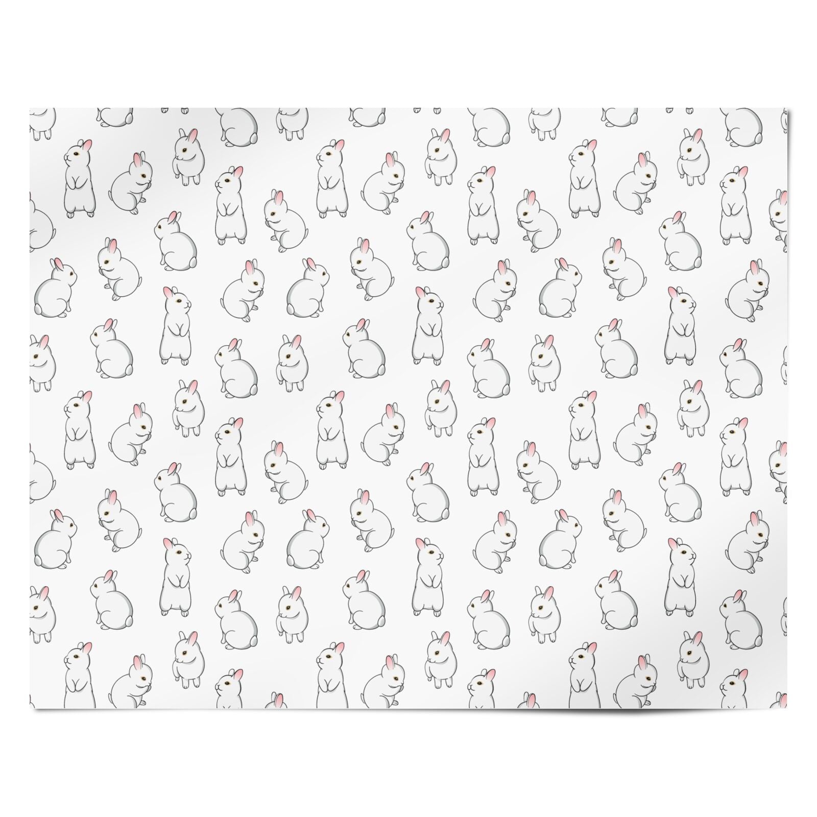 Bunny Rabbit Personalised Wrapping Paper Alternative