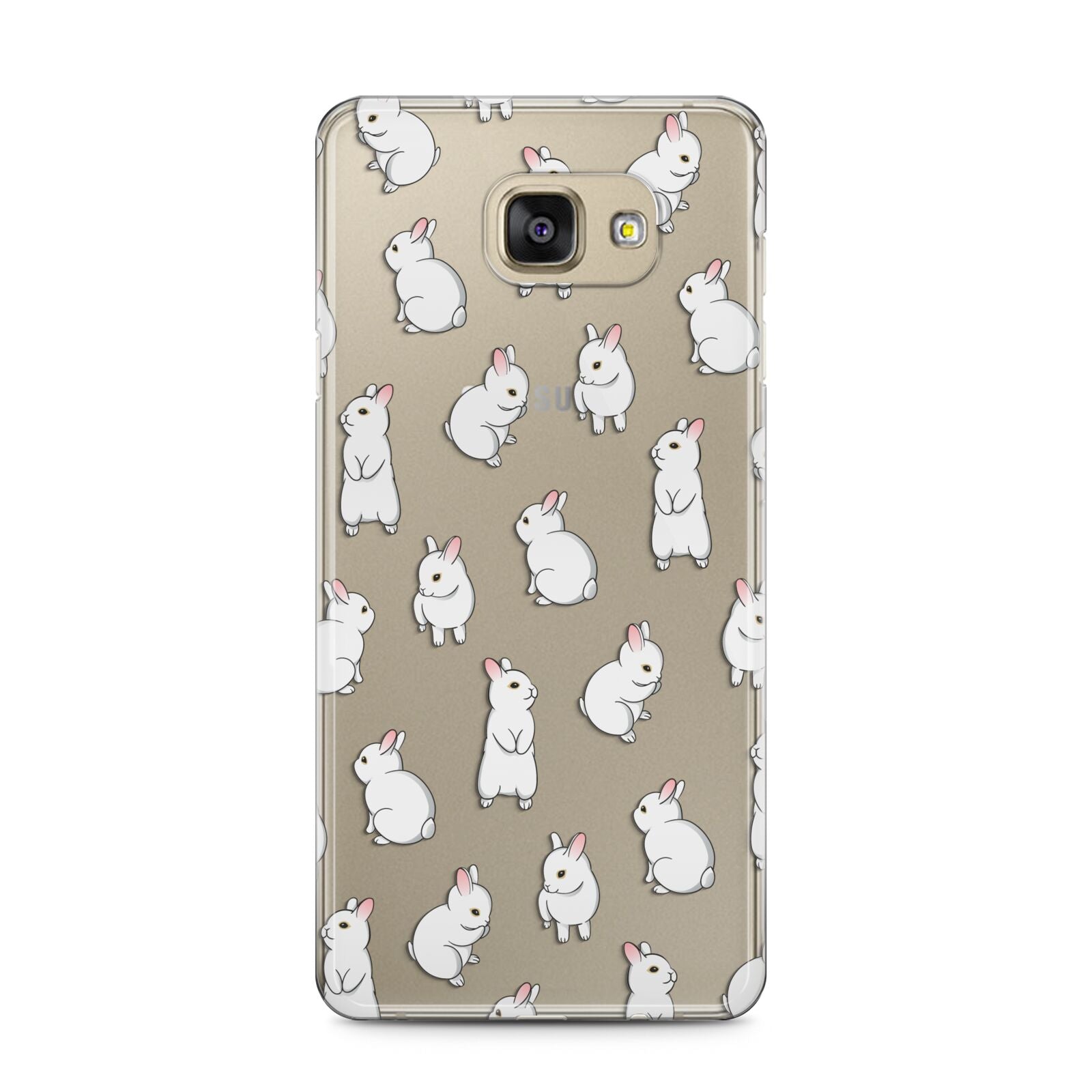 Bunny Rabbit Samsung Galaxy A5 2016 Case on gold phone