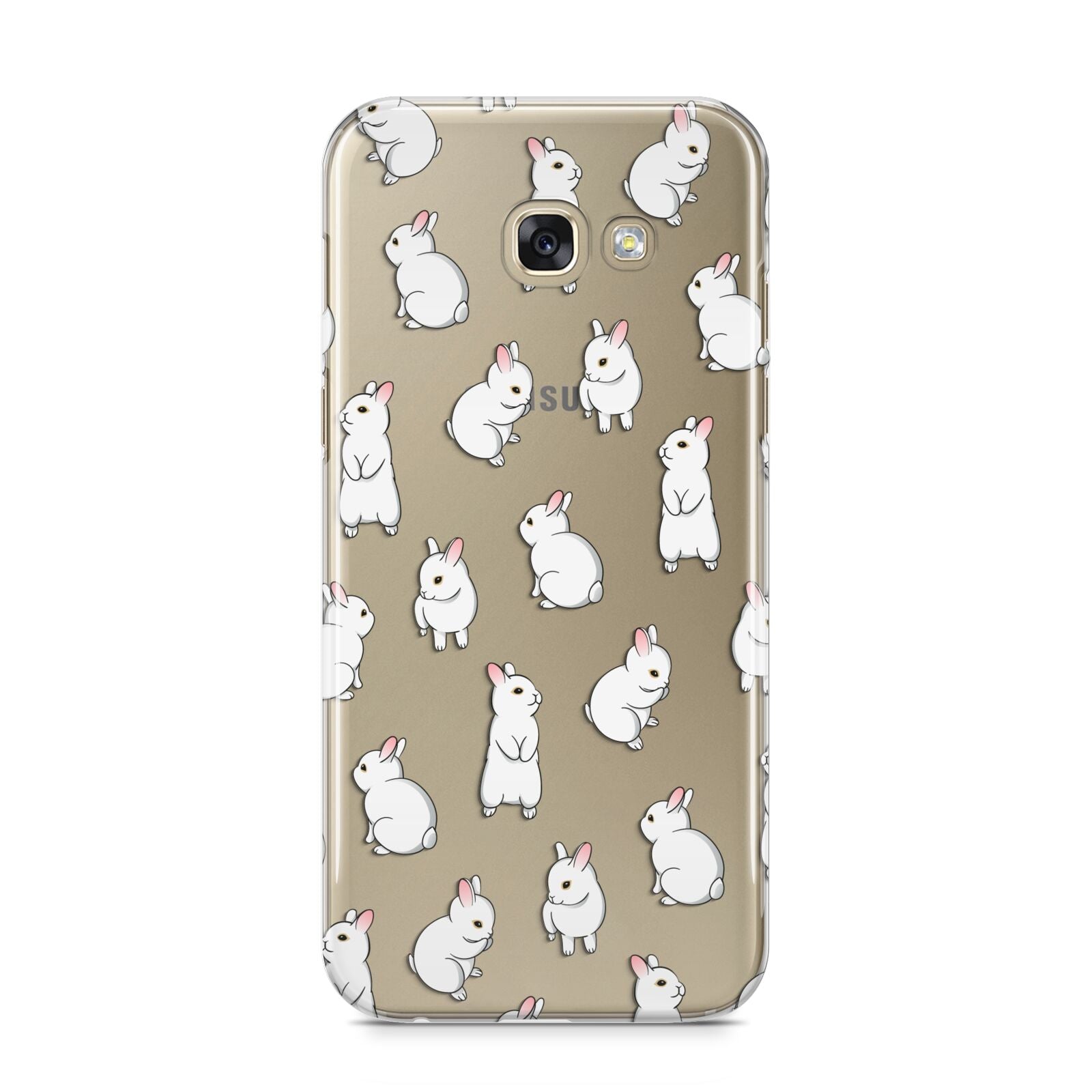 Bunny Rabbit Samsung Galaxy A5 2017 Case on gold phone