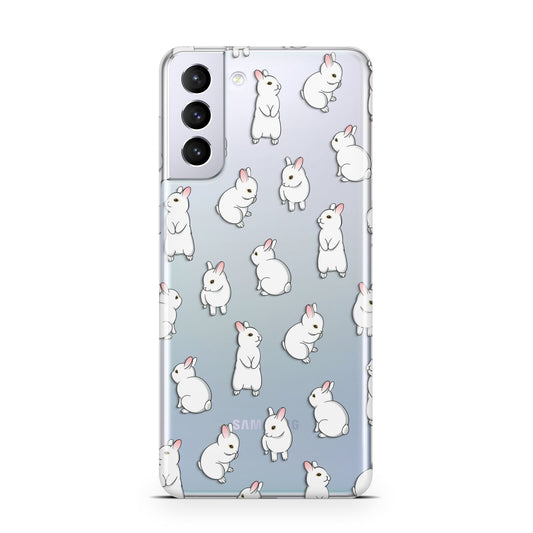 Bunny Rabbit Samsung S21 Plus Phone Case