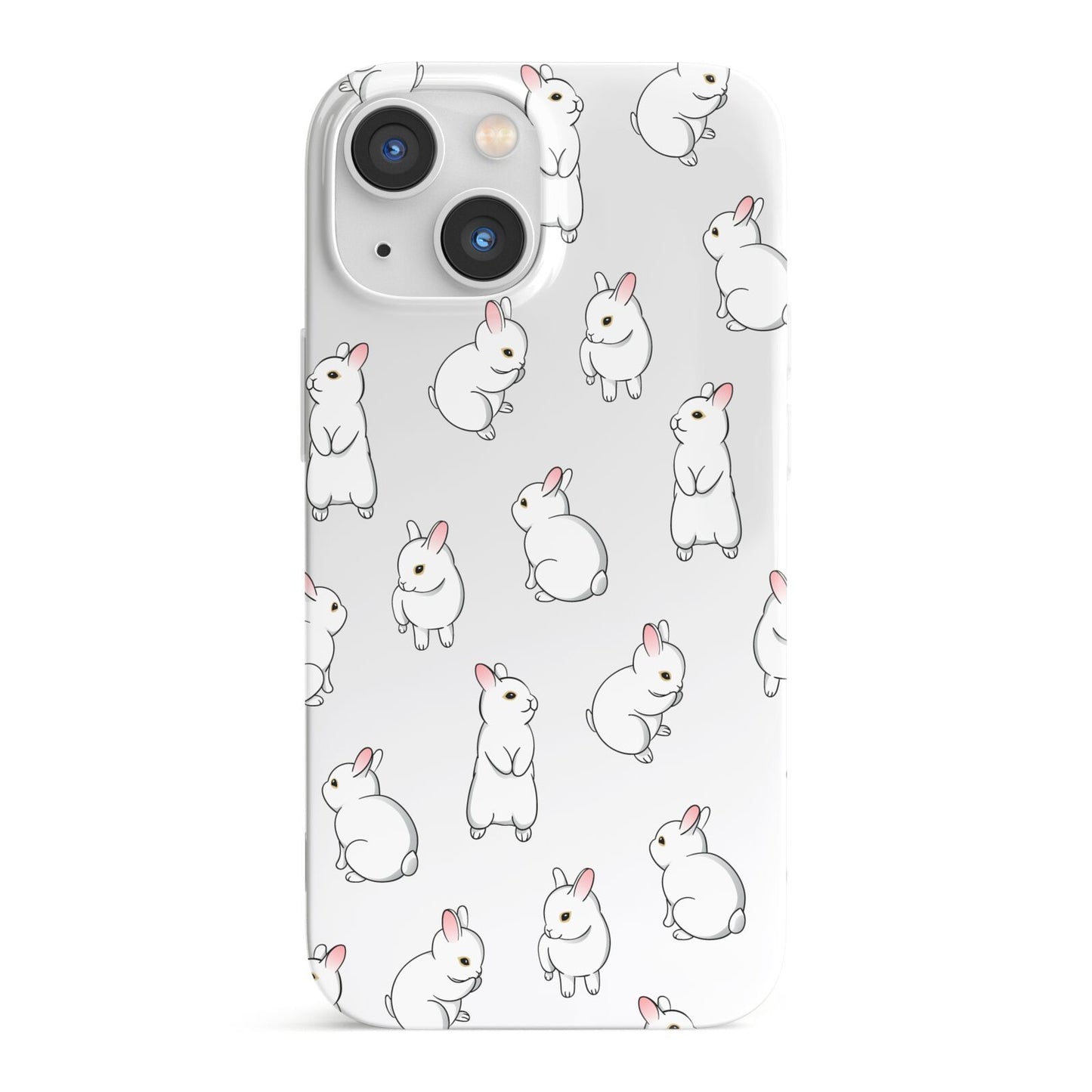 Bunny Rabbit iPhone 13 Mini Full Wrap 3D Snap Case