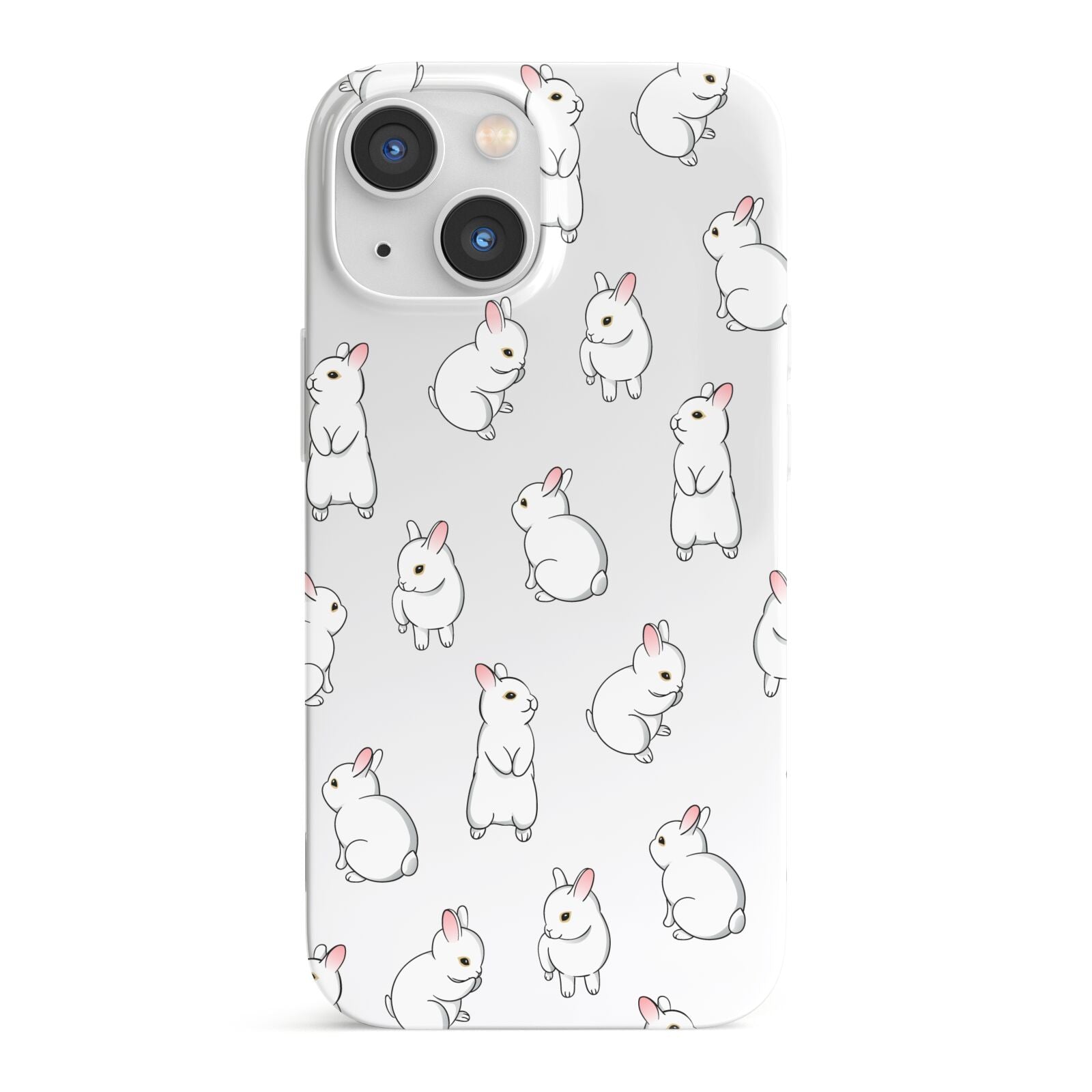 Bunny Rabbit iPhone 13 Mini Full Wrap 3D Snap Case