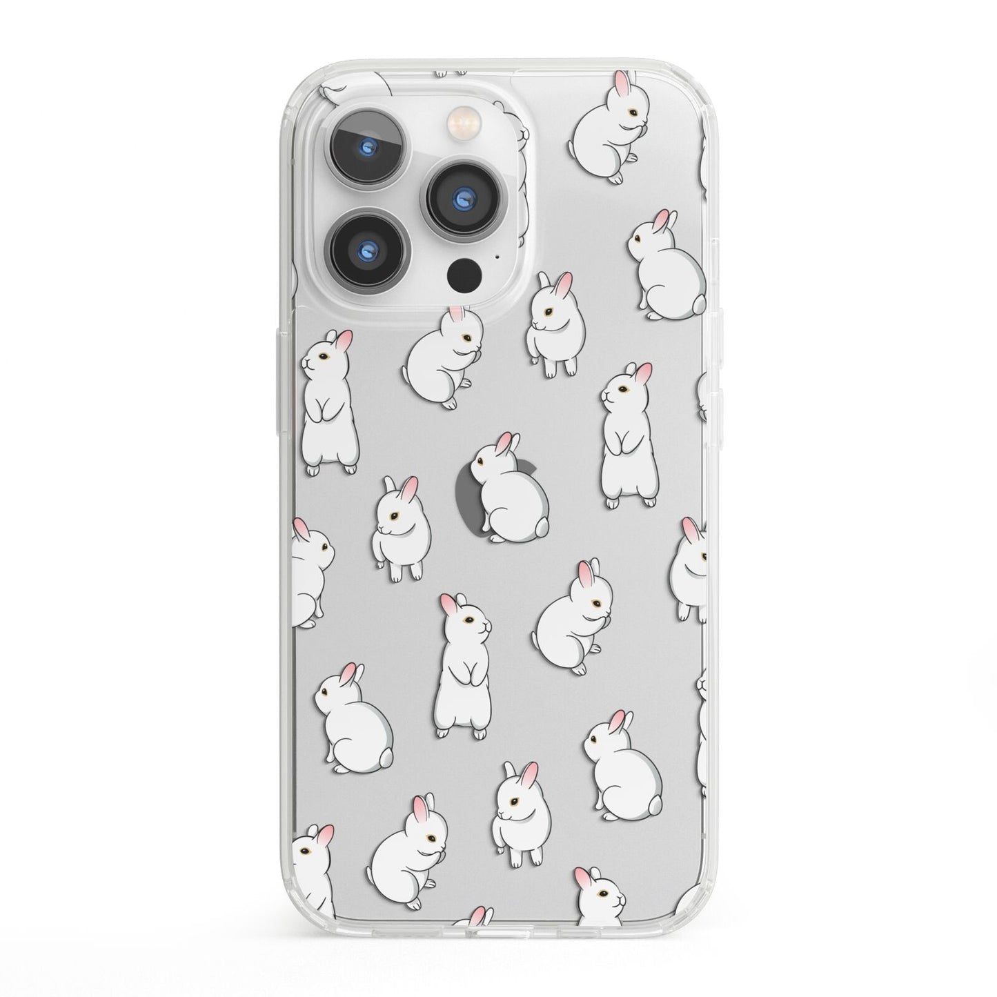Bunny Rabbit iPhone 13 Pro Clear Bumper Case